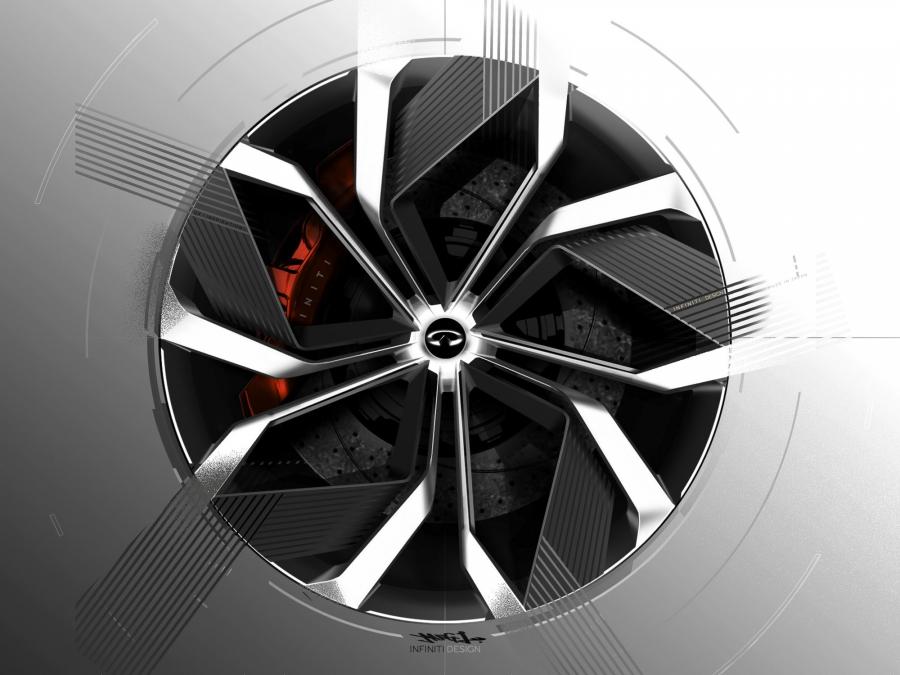 Эскиз Infiniti QX Inspiration 2019 года  (фото 146 из 159)